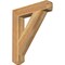 Ekena Millwork Traditional Craftsman Rough Sawn Bracket, Western Red Cedar, 4"W x 22"D x 26"H BKT04X22X26TRA04RWR - alternate 1
